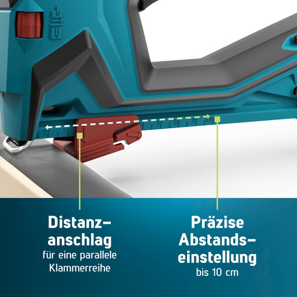 Novus Tools Akkutacker J-551, Premium-Tacker geeignet für Folien & Zierleisten 031-0365