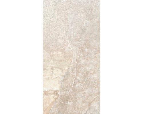 Wand- und Bodenfliese Schiefer beige 30x60 cm lappato