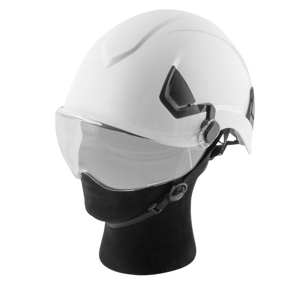 STAHLWERK Schutzhelm SVH-100 ST mit Visier EN397 EN166 Forsthelm