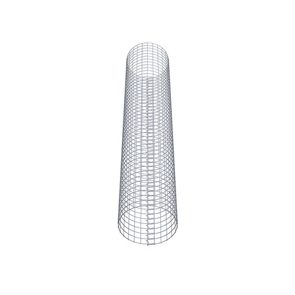 Gabionensäule Durchmesser 42 cm MW 5 x 5 cm rund - Höhe: 220 cm