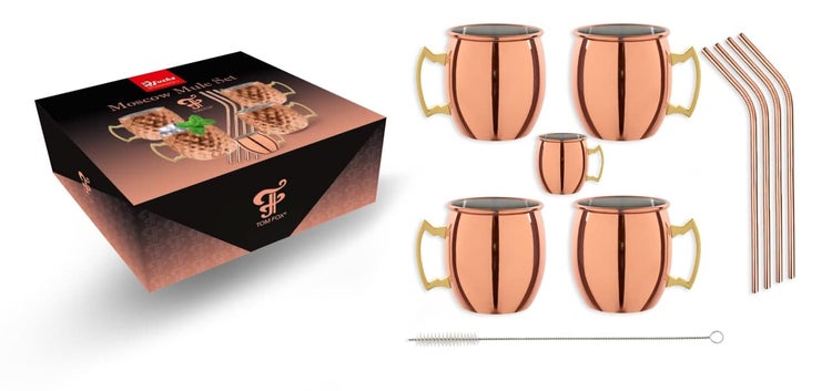 Moscow Mule Becher Set Kupfer