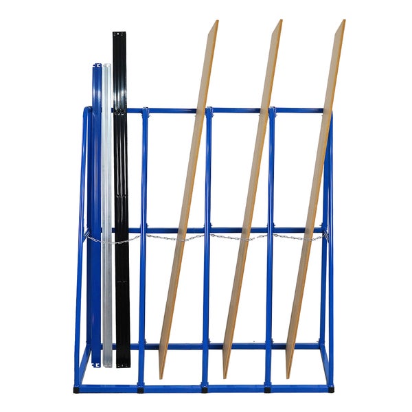PROREGAL Vertikalregal RHINO Komplettregal HxBxT 150x135x60cm Blau