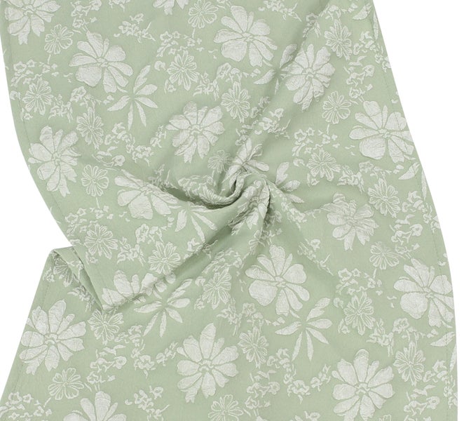 FRANK FLECHTWAREN|Tischläufer Lindengrün, 40 x 140 cm, POLYESTER