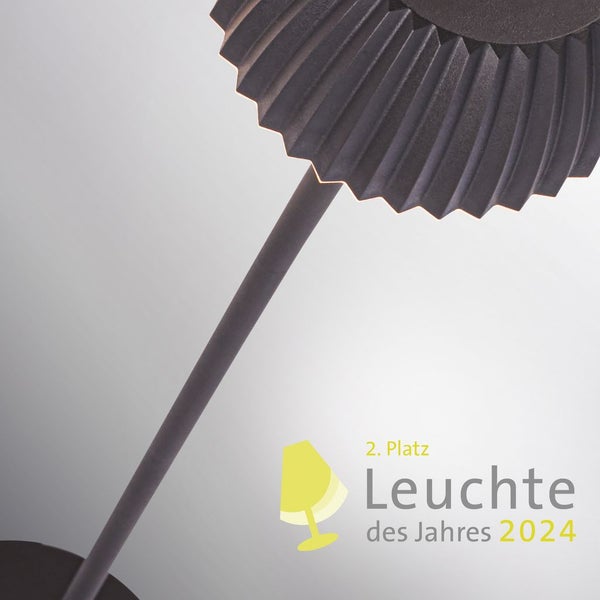 Akku Stehleuchte mit Touchdimmer 4,2W 400 lm 2700 K H 1,24 m Riffle anthrazit