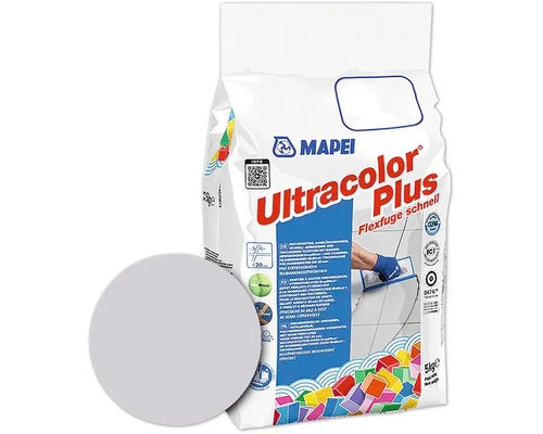 Mapei Ultracolor Plus Fliesenmörtel 5 Kilogramm Sack für Fugenbreiten bis 20 Millimeter