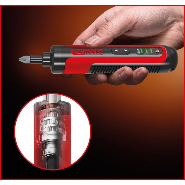KS TOOLS eMONSTER 1/4 Akku-Bit-Stabschrauber-Satz 27tlg. - 515.3600