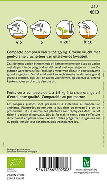 Informationen zur Aussaat von Kürbispflanzen