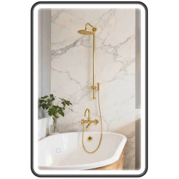 Grüne Samtbank mit Stauraum und schwarzen Beinen