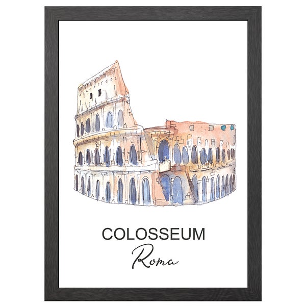 Colosseum Rome Poster Im A2-Rahmen - Joyin