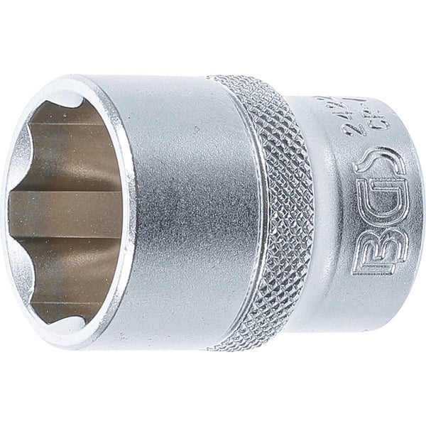 BGS Steckschlüssel-Einsatz Super Lock Antrieb Innenvierkant 12,5 mm (1/2) SW 22 mm - 2422