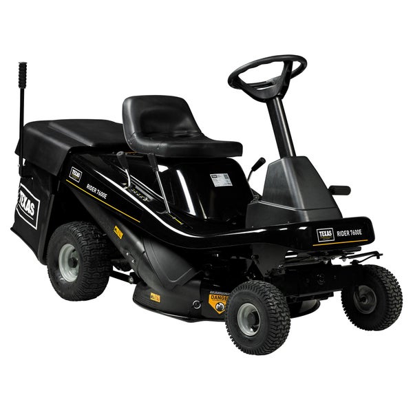 Aufsitzmäher TEXAS Rider 7600E – Rasentraktor 3in1, 432 cm³, 12 PS, 76 cm Schnittbreite, E-Start