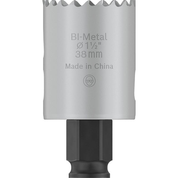 Lochsäge aus Bimetall, Durchmesser 38 Millimeter