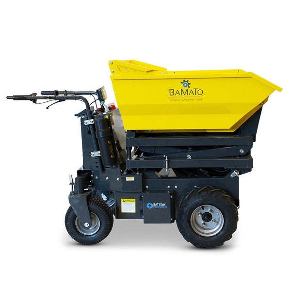 Batteriebetriebener Dumper mit Mulde