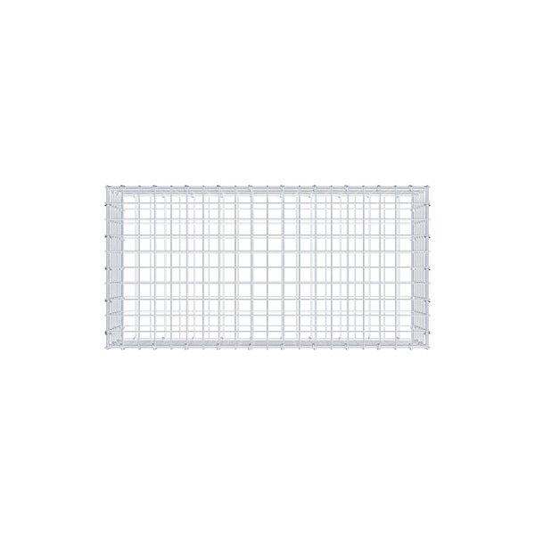 Gabione 100 cm x 30 cm x 50 cm (L x H x T), Maschenweite 5 cm x 5 cm, C-Ring