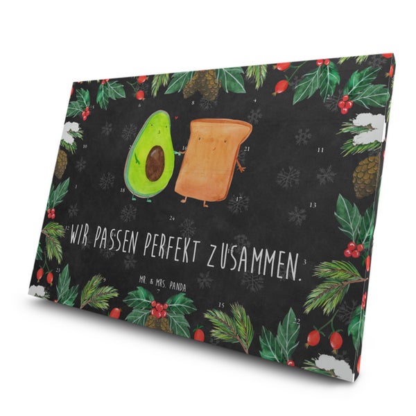 Mr. & Mrs. Panda Tee Adventskalender Avocado Toast - Schwarz