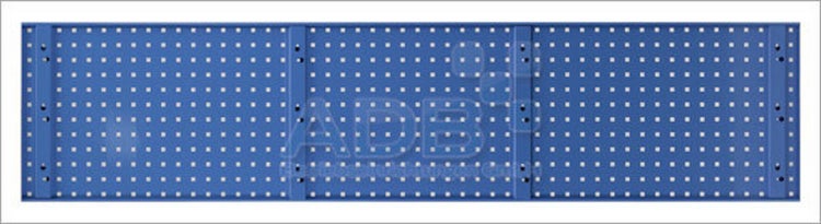PROREGAL Lochplatte BxH 197,5 x 45,6 cm Blau