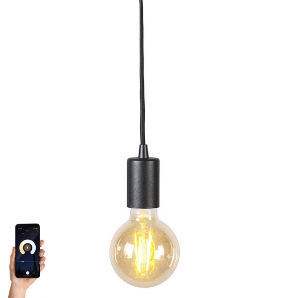 Smarte Hängelampe schwarz inkl. WiFi G95 - Facil
