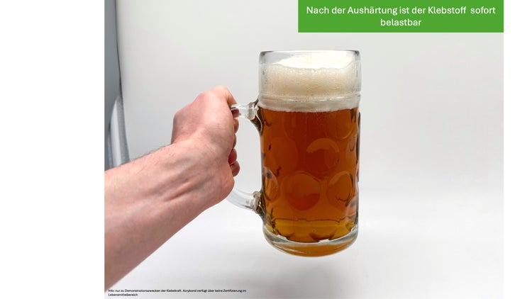 Acrybond UV-Kleber: dünnflüssiger Glaskleber | Glas-Metall-Kleber | mit Lampe | Made in Germany | 70g