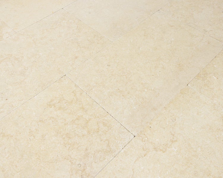 Wohnrausch Kalkstein Fliesen CLEOPATRA GOLD 61 x 40,6 x 1,2 cm, getrommelt, beige, gelb