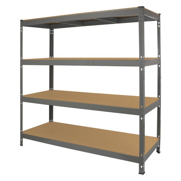 Monster Racking Q-Rax Lagerregal Regal 160cm x 60cm Grau