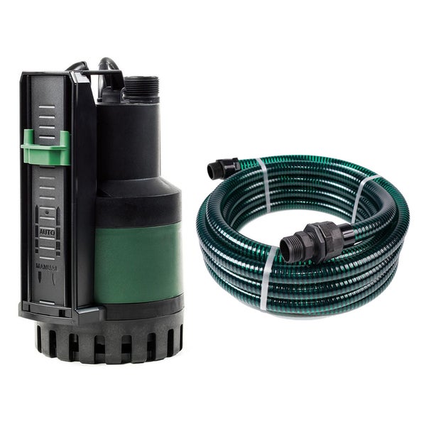 Schmutzwasserpumpe mit Schlauch