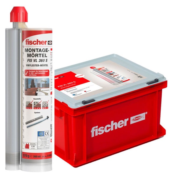 Fischer Montagemörtel FIS VL 360 S mit Aufbewahrungsbox