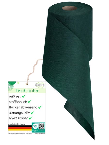 Sensalux NATURE Tischläufer - 0,15m x 25m Blattgrün