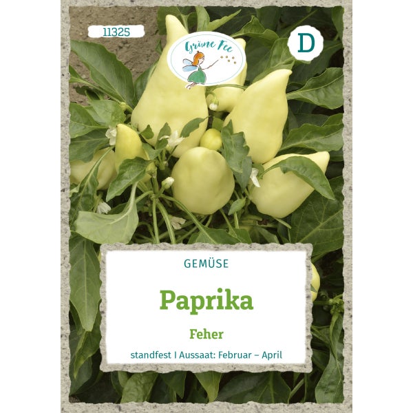 Paprika Feher Samen von Grüne Fee