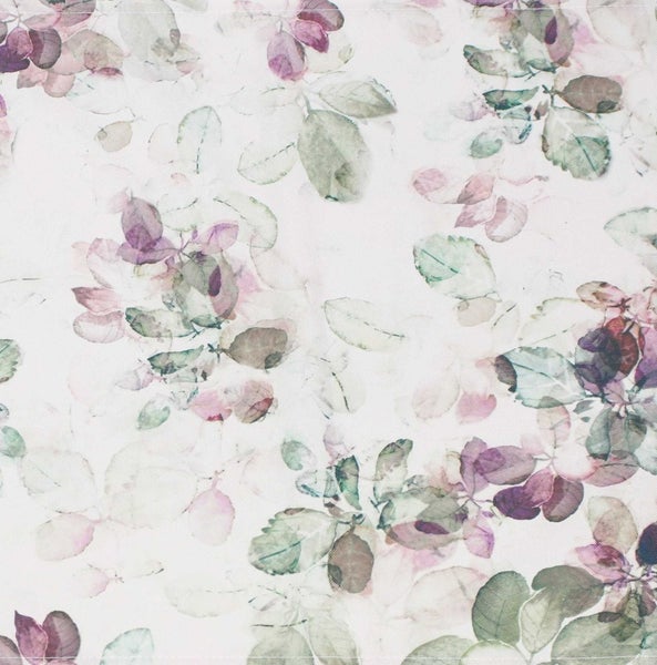 FRANK FLECHTWAREN | Tischläufer Purple Leaves, POLYESTER, 40 x 140 cm