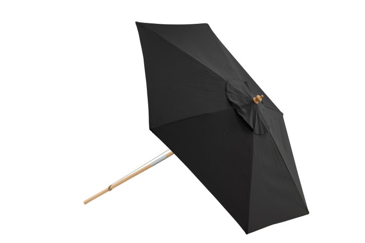 Corypho Sonnenschirm Kippfunktion schwarz. 250 X 250 X 232 cm