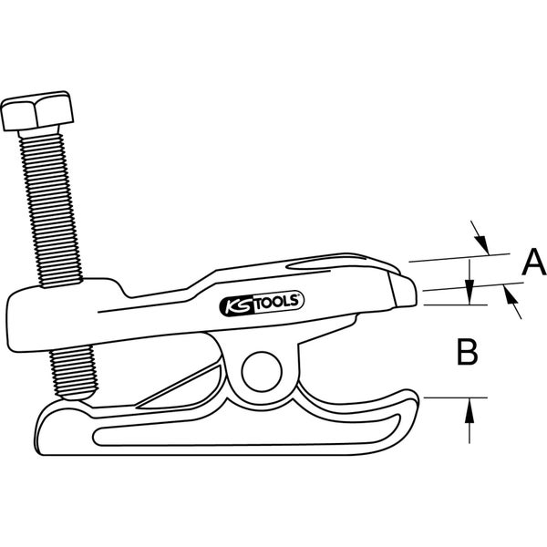 KS TOOLS Universal-Kugelgelenk-Abzieher mechanisch LKW - 450.0051