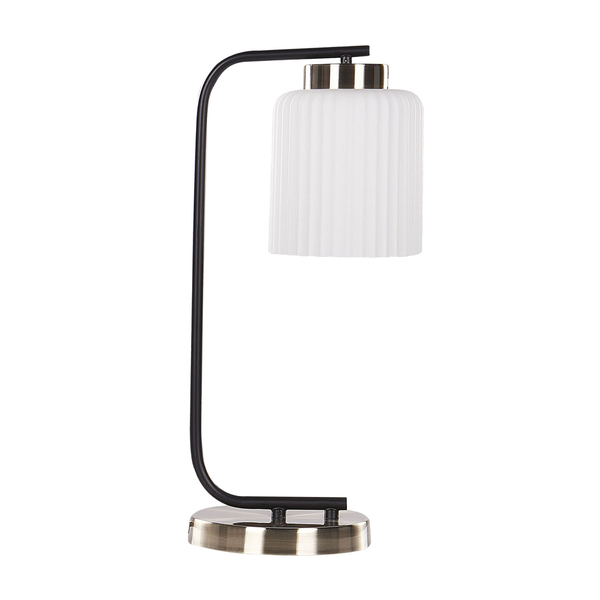 Tischlampe CAUDELO Metall Schwarz