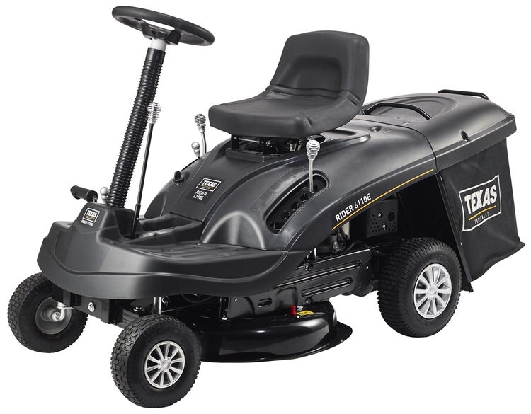 Aufsitzmäher Texas Rider 6110E mit Grasfangkorb für die Rasenpflege