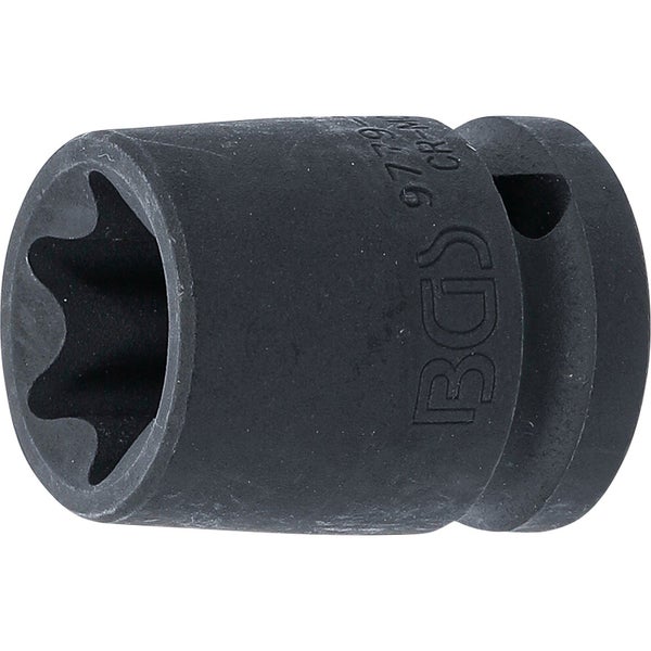 BGS Kraft-Steckschlüssel-Einsatz E-Profil Antrieb Innenvierkant 12,5 mm (1/2) SW E24 - 9779-24