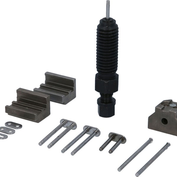BRILLIANT TOOLS Ergänzungssatz für Steuerketten-Nietgerät (Art. BT593530) geeignet für 3 mm Kettenbolzen - BT593570
