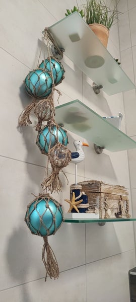 Aquamarin matt 7cm Glaskugeln uni, 8 Stck., Weihnachtsbaumkugeln, Christbaumschmuck, Weihnachtsbaumanhänger