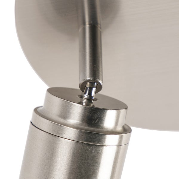 Detailaufnahme einer Lampe mit verstellbarem Gelenk