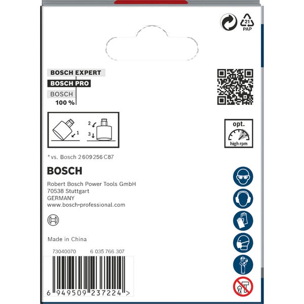 Bosch PRO Tile PC Plus Fliesenbohrer Verpackung, 70 Millimeter Durchmesser