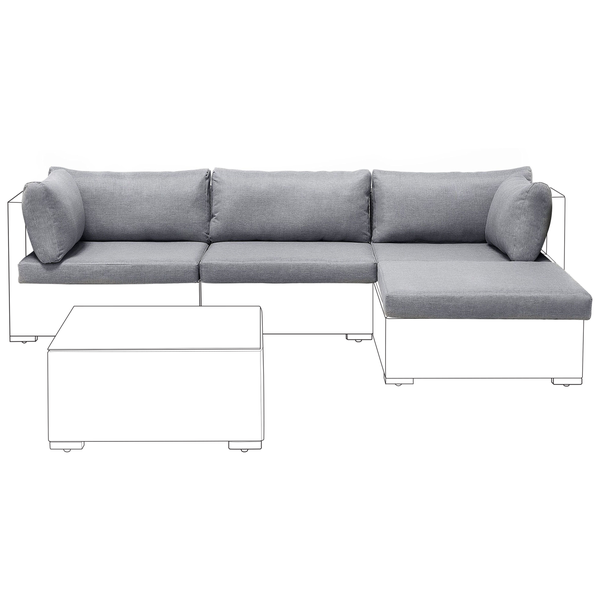 Outdoor Kissenbezug Set SANO Hellgrau