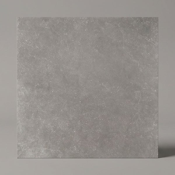 Quadratische Bodenfliese in Steinoptik mit feiner Oberflächenstruktur.