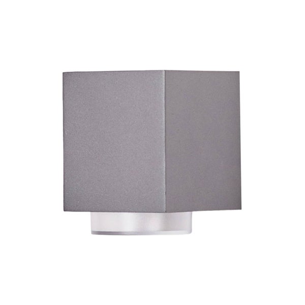 Lindby Wandleuchte außen Jovan (spritzwassergeschützt (Modern) in Alu aus Aluminium (1 flammig, GU10) - Außenwandleuchten Wandlampe Led Außenlampe Outdoor für Außenwand/Hauswand Haus