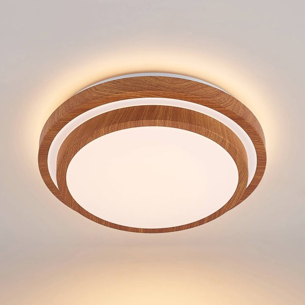 Lindby LED Deckenleuchte Vaako (Modern) (1 flammig, ) - Lampe Deckenlampe Arbeitszimmerleuchte