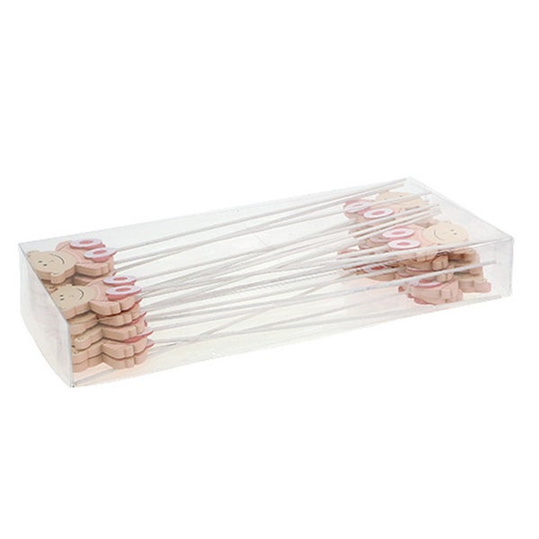 Dekofiguren am Stab in Kunststoffbox