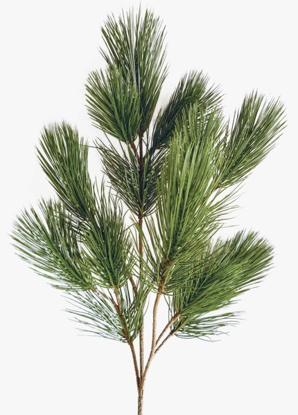 Künstliche Paradiesvogelblume Strelitzie mit orangen und violetten Blütenblättern.