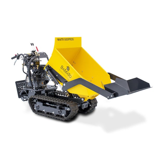 Motorisierte Mini-Raupendumper für den Transport von Materialien auf Baustellen