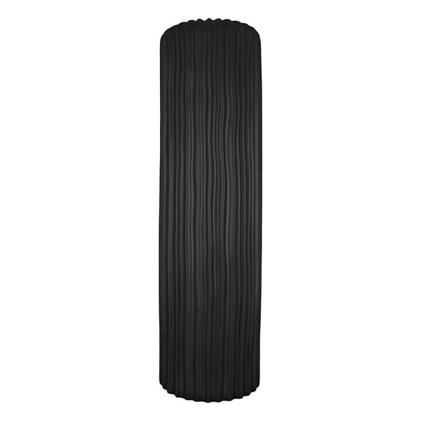 Vase GILDE Höhe 58 cm schwarz Keramik