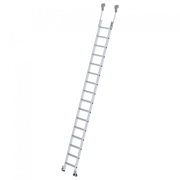 Mehrzweckleiter mit Rollen und Wandabstandshalter