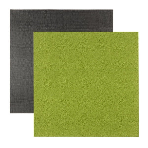 FLOORDIREKT Nylon Teppichfliese Edinburgh - 50 x 50 cm - Selbstliegend - Grün