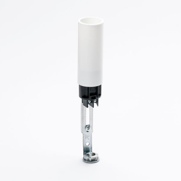 Kerzenhülse Glatt für Kerzenfassung E14 Kronleuchter Kerzenhülle aus Kunststoff ø26mm 65mm Weiß