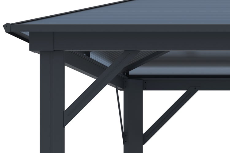 Aluminium Pavillon GRACE 300S300 Anthrazitgrau